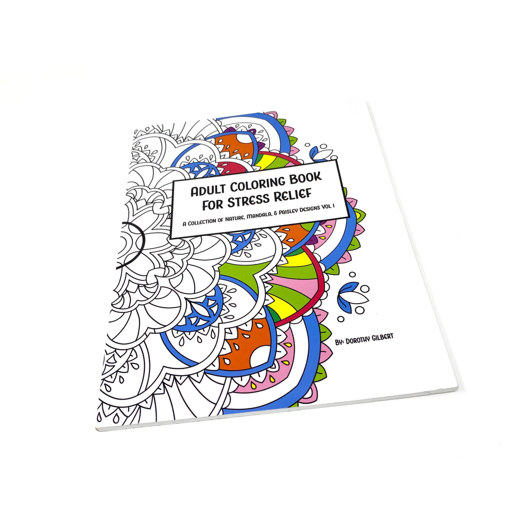 Adult Coloring Books 10 Pack  NATURE: Stress Relieving Coloring
