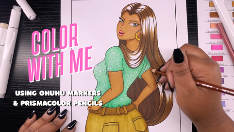 New Coloring Book! Color the first page with me 💜