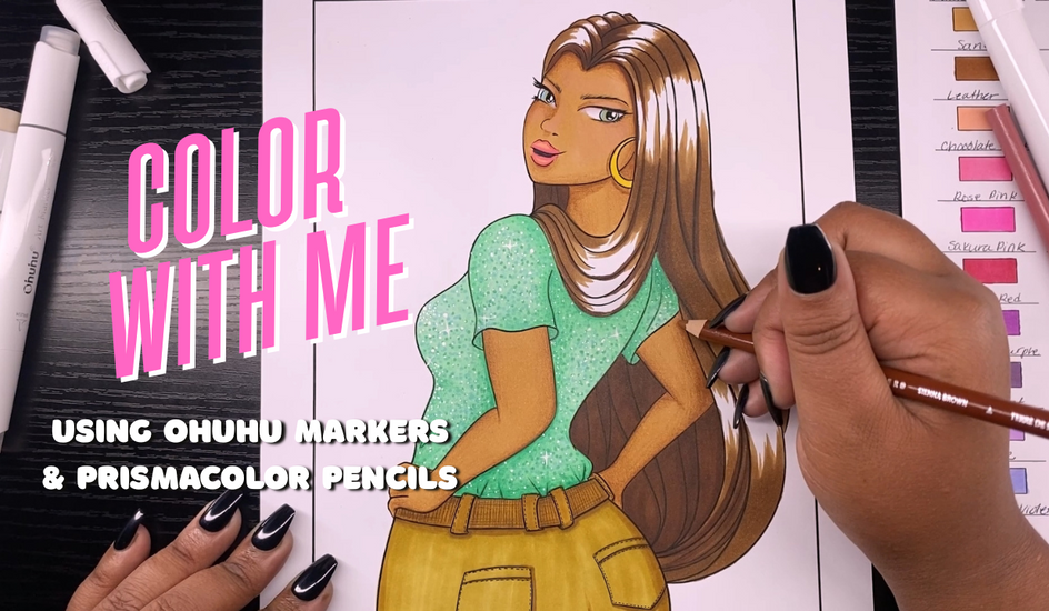 New Coloring Book! Color the first page with me 💜