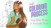 Cool Chick Vibes Coloring Timelapse
