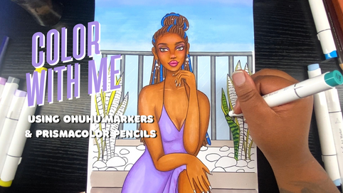 Ready to relax? Let's color a page to make a cover for my new book!