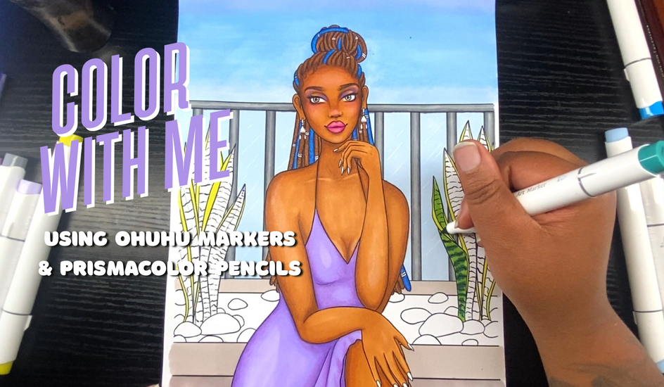 Ready to relax? Let's color a page to make a cover for my new book!