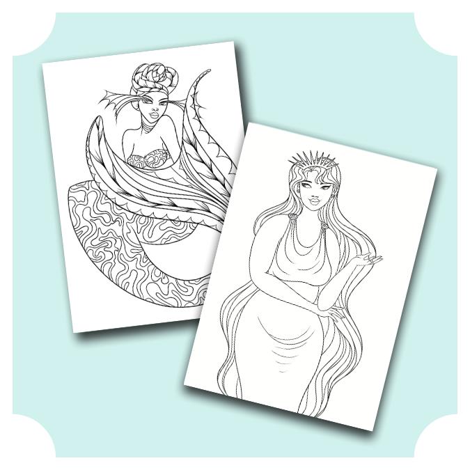 Digital Coloring Pages