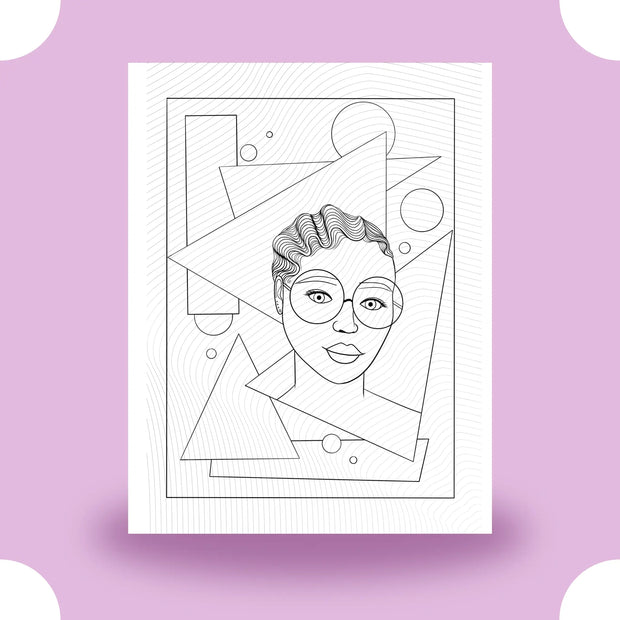 Black Girl Magic 90s Coloring Page Dorothy Gilbert