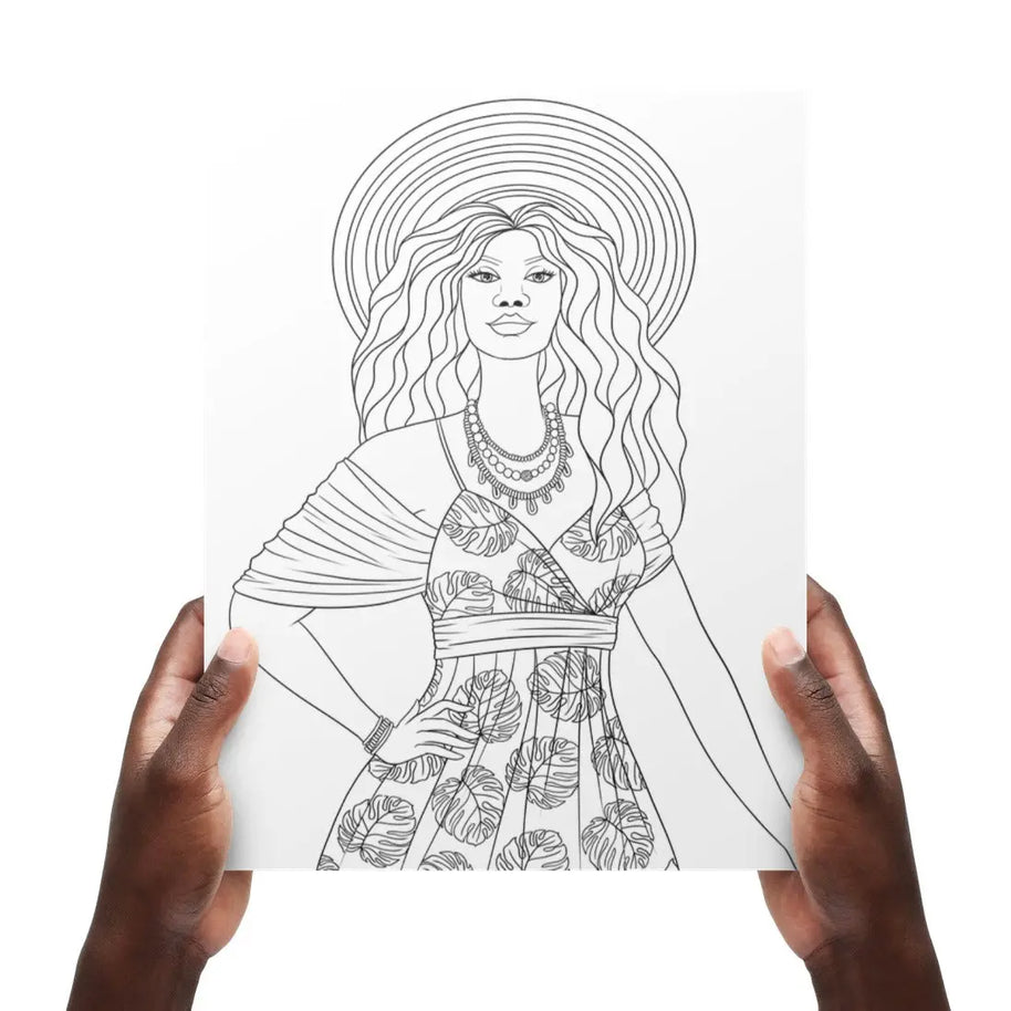 Black Girl Magic Coloring Book Vol. 4: Cultural Queens Dorothy Gilbert