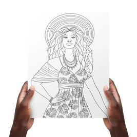Black Girl Magic Coloring Book Vol. 4: Cultural Queens Dorothy Gilbert