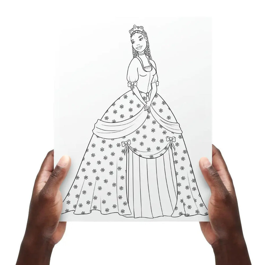 Black Girl Magic Coloring Book Vol. 5: Royal Elegance Dorothy Gilbert