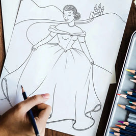 Black Girl Magic Coloring Book Vol. 5: Royal Elegance Dorothy Gilbert