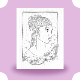 Black Girl Magic Love Coloring Page Dorothy Gilbert