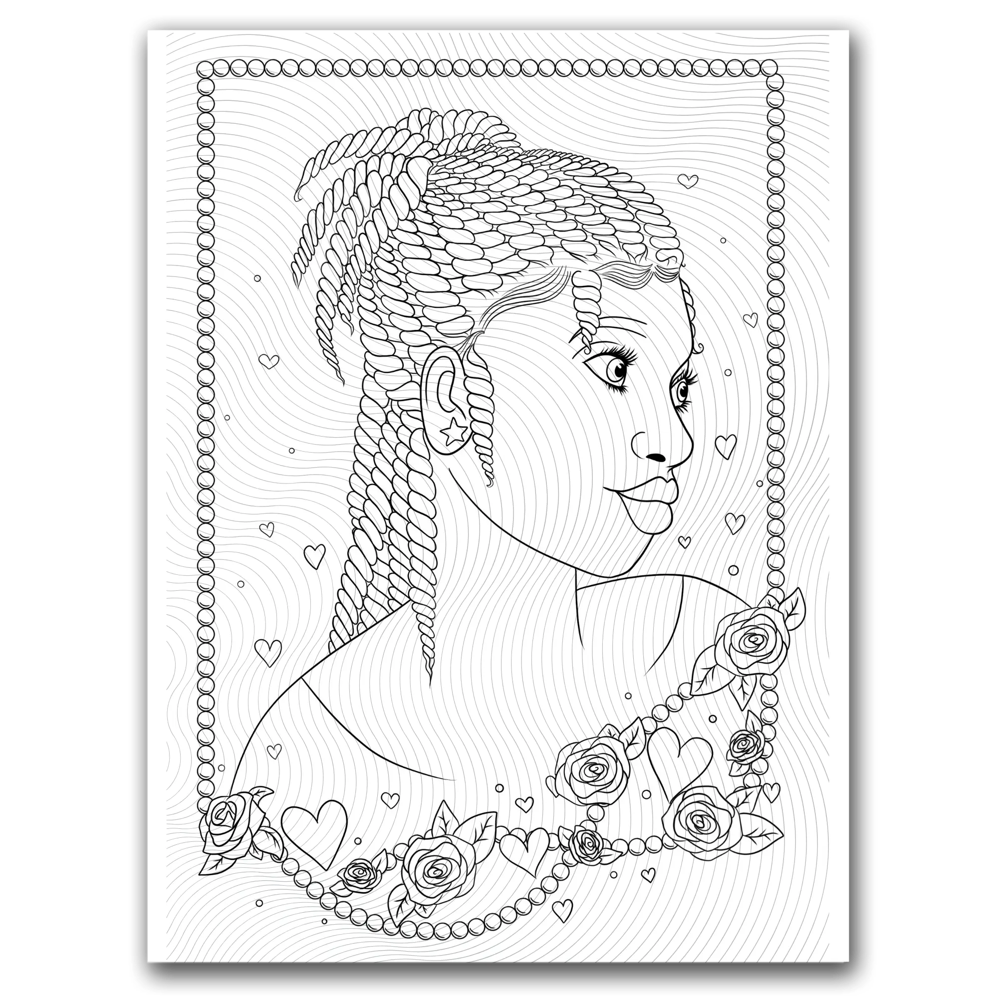 Black Love Coloring Page Dorothy Gilbert
