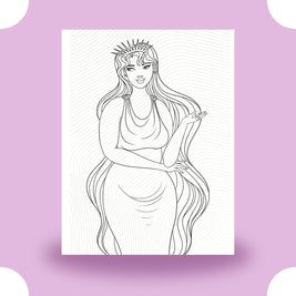 Black Miss Universe Coloring Page Dorothy Gilbert