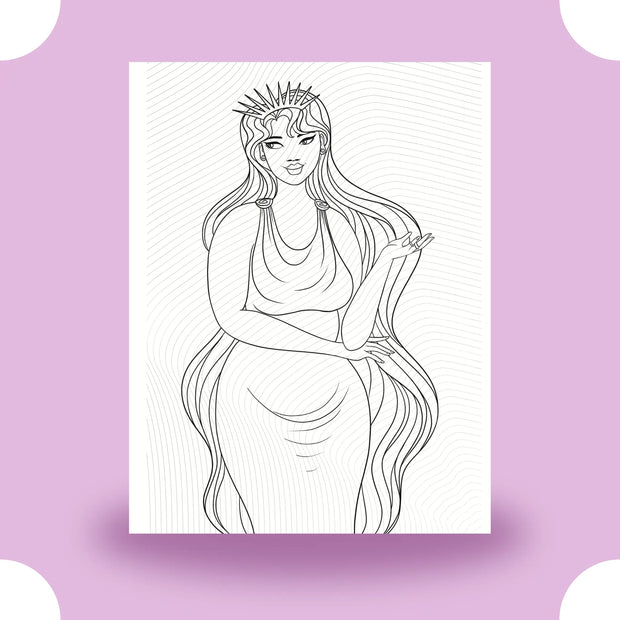 Black Miss Universe Coloring Page Dorothy Gilbert