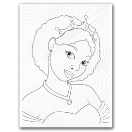 Black Princess Coloring Page Dorothy Gilbert