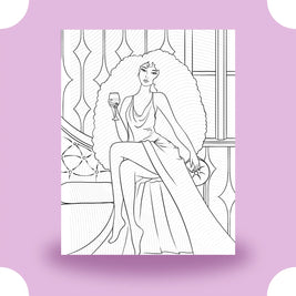 Cool Chick Vibes Coloring Book Dorothy Gilbert