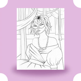 Cool Chick Vibes Coloring Book Dorothy Gilbert