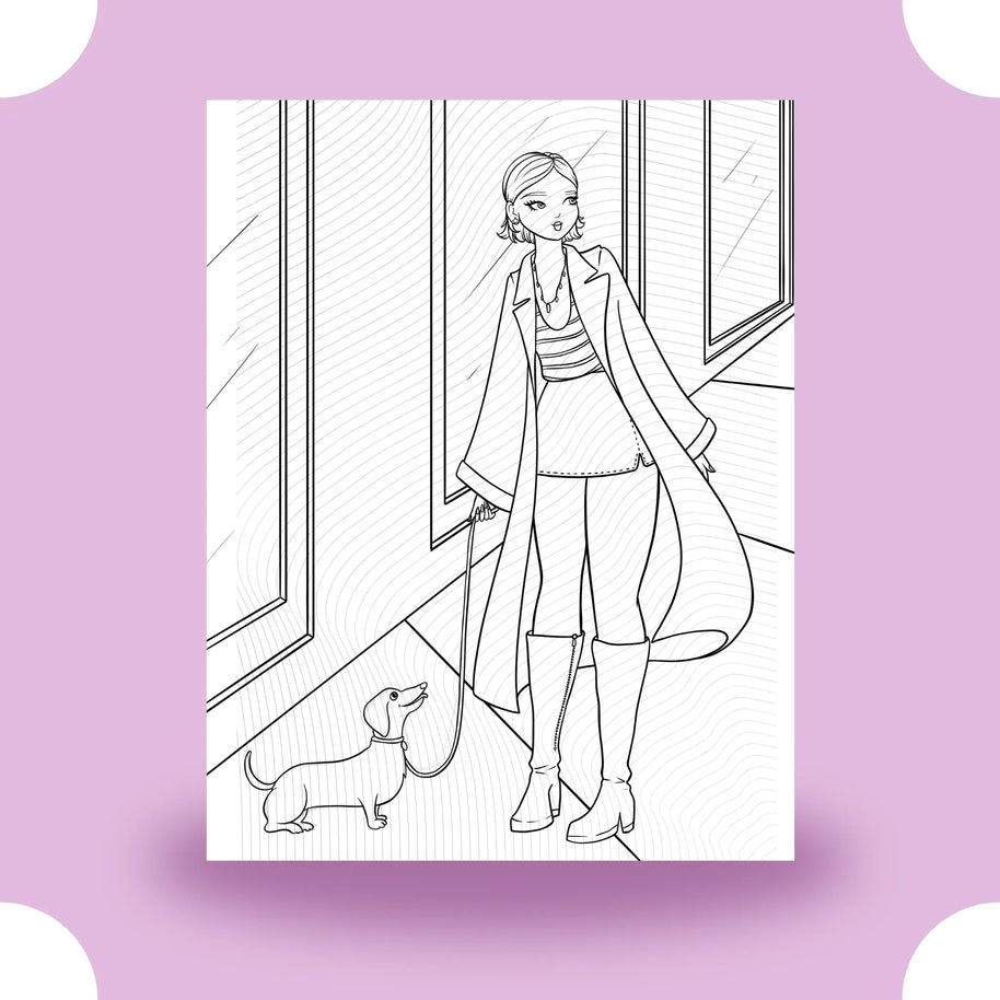 Cool Chick Vibes Coloring Book Dorothy Gilbert