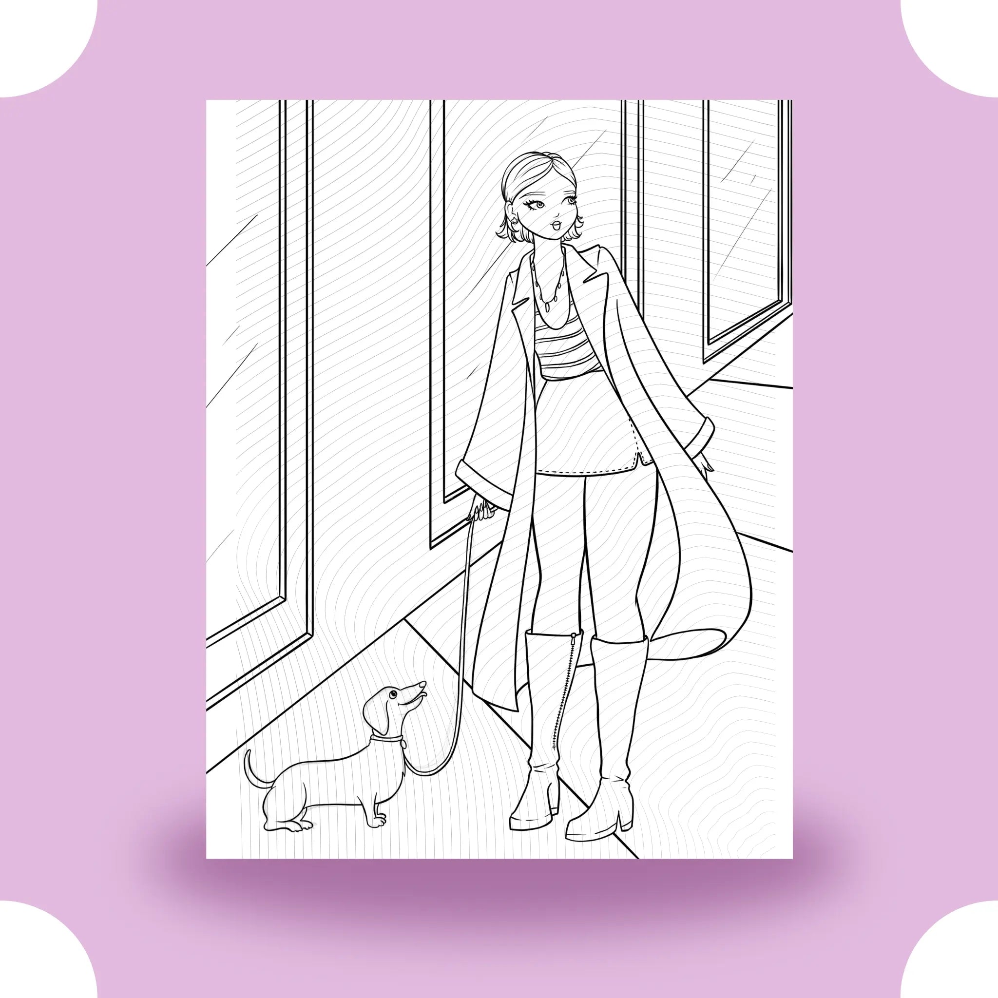 Cool Chick Vibes Coloring Book Dorothy Gilbert