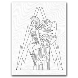 Fairy Coloring Page – Punk Dorothy Gilbert