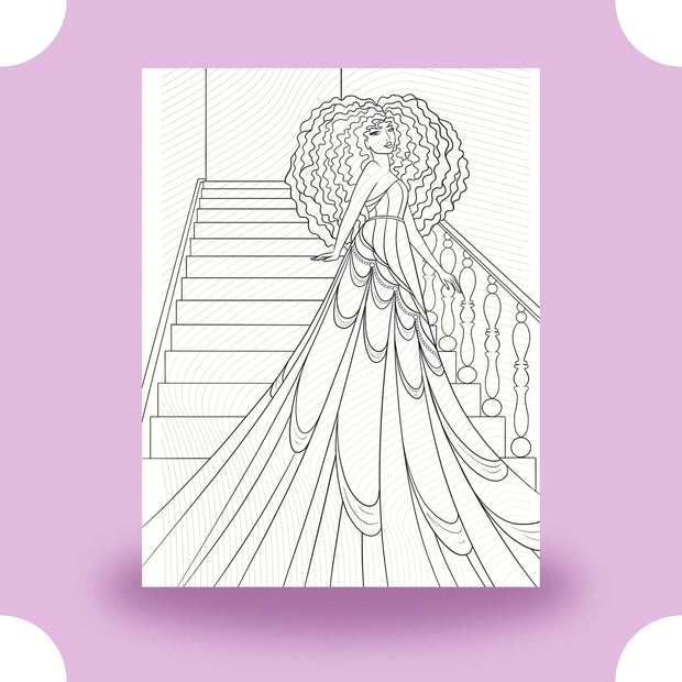 Grand Entrance Coloring Page Dorothy Gilbert