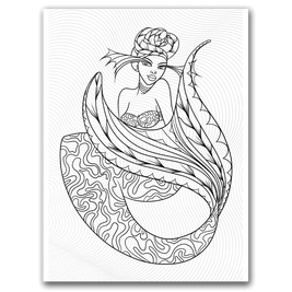 Mermaid Coloring Page (Printable) Dorothy Gilbert