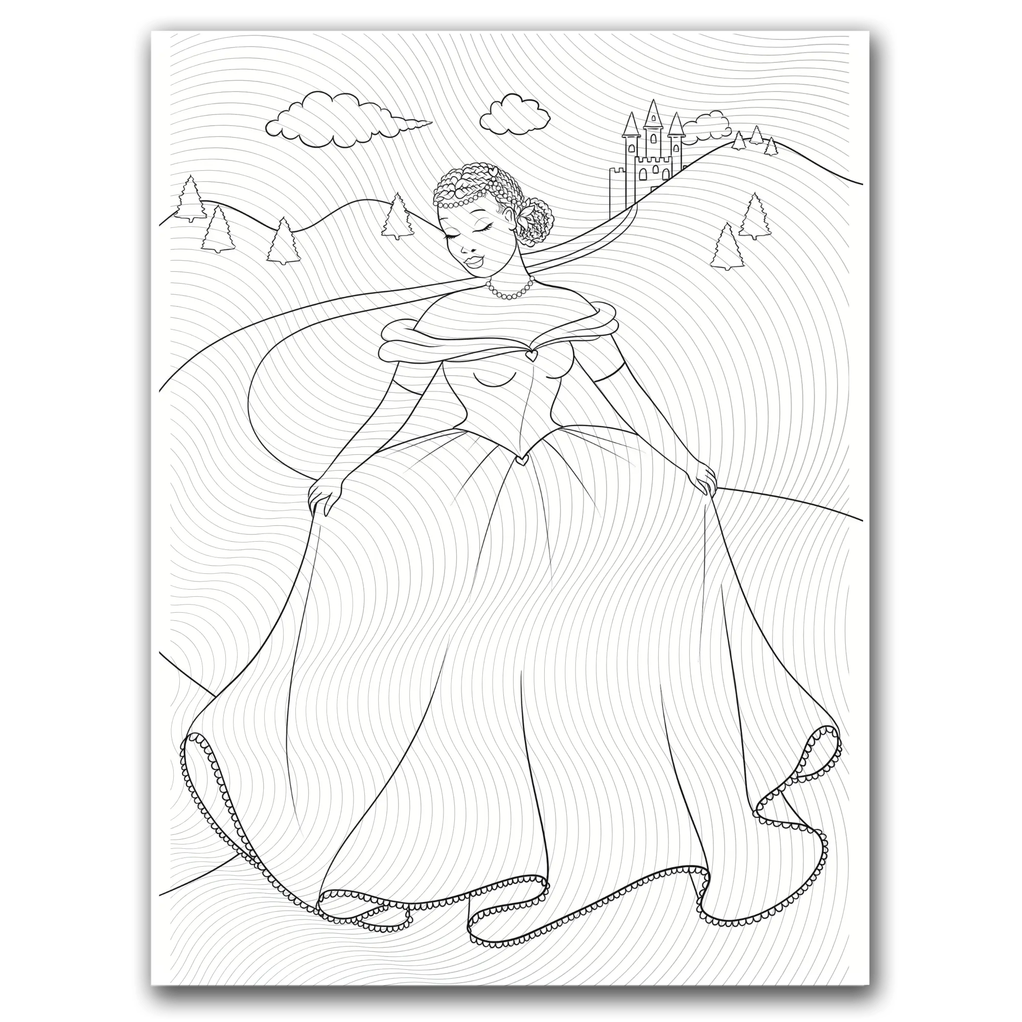 Princess Castle Coloring Page Dorothy Gilbert