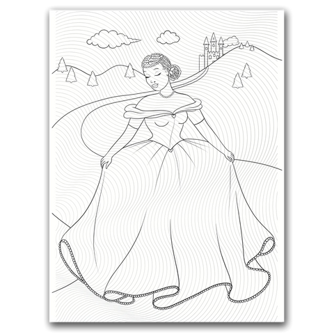 Princess Castle Coloring Page Dorothy Gilbert