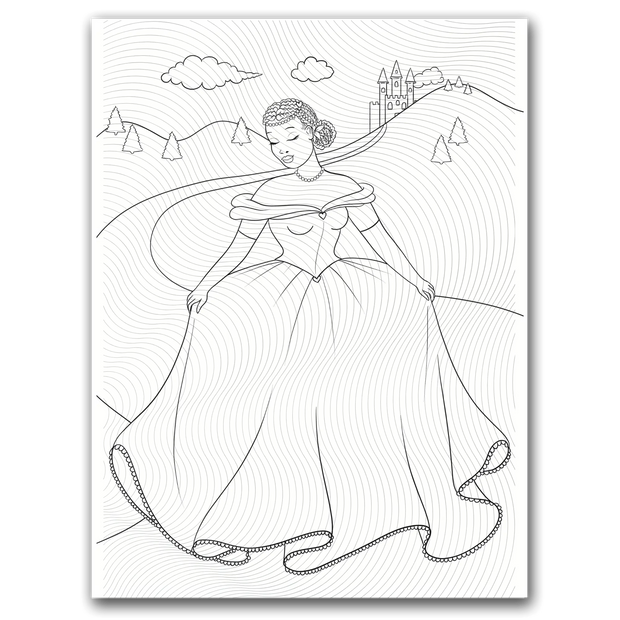 Princess Castle Coloring Page Dorothy Gilbert
