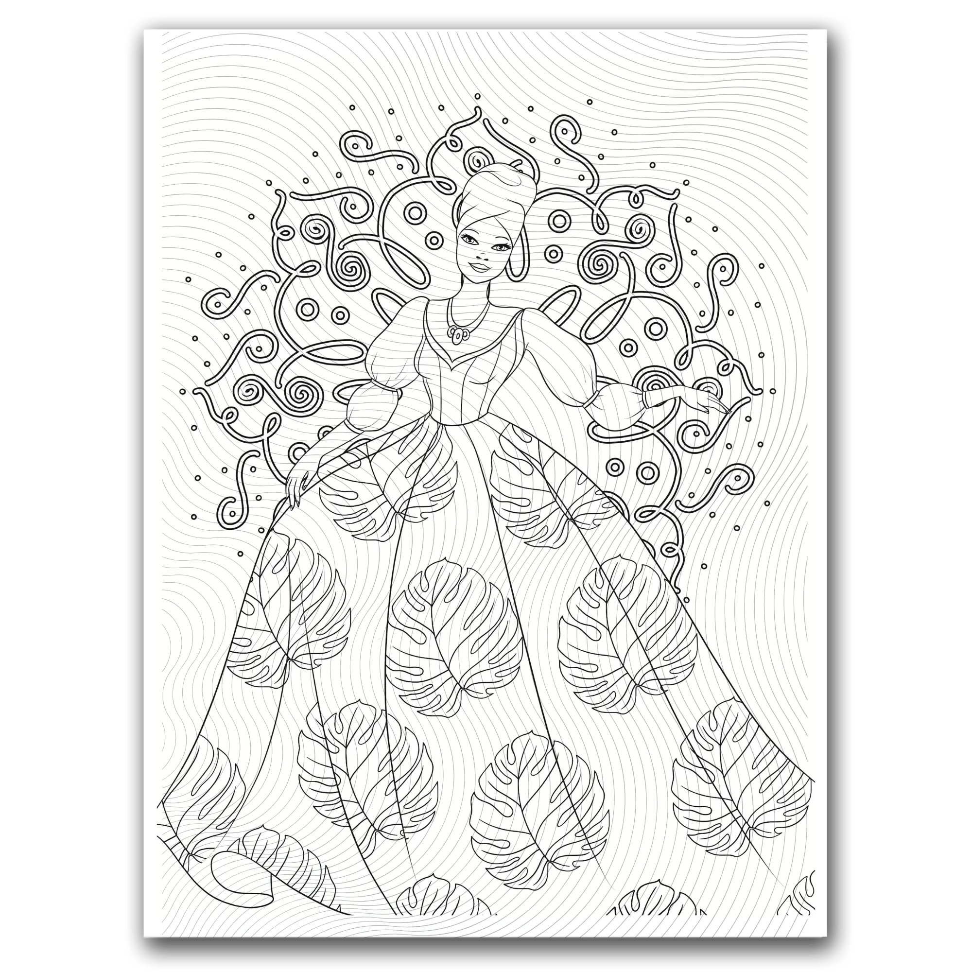 Princess Mandala Coloring Page Dorothy Gilbert
