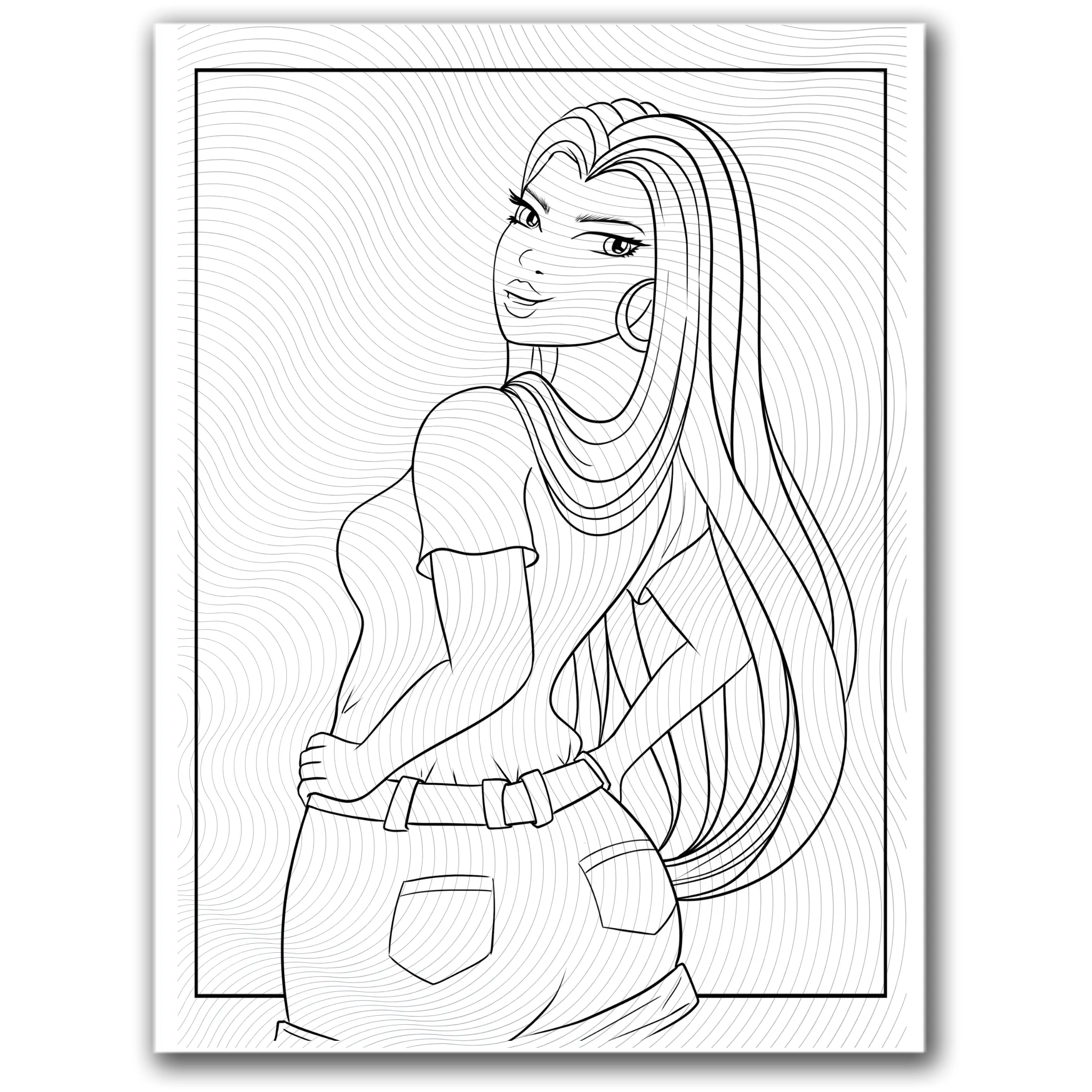 Summer Girl Coloring Page Dorothy Gilbert