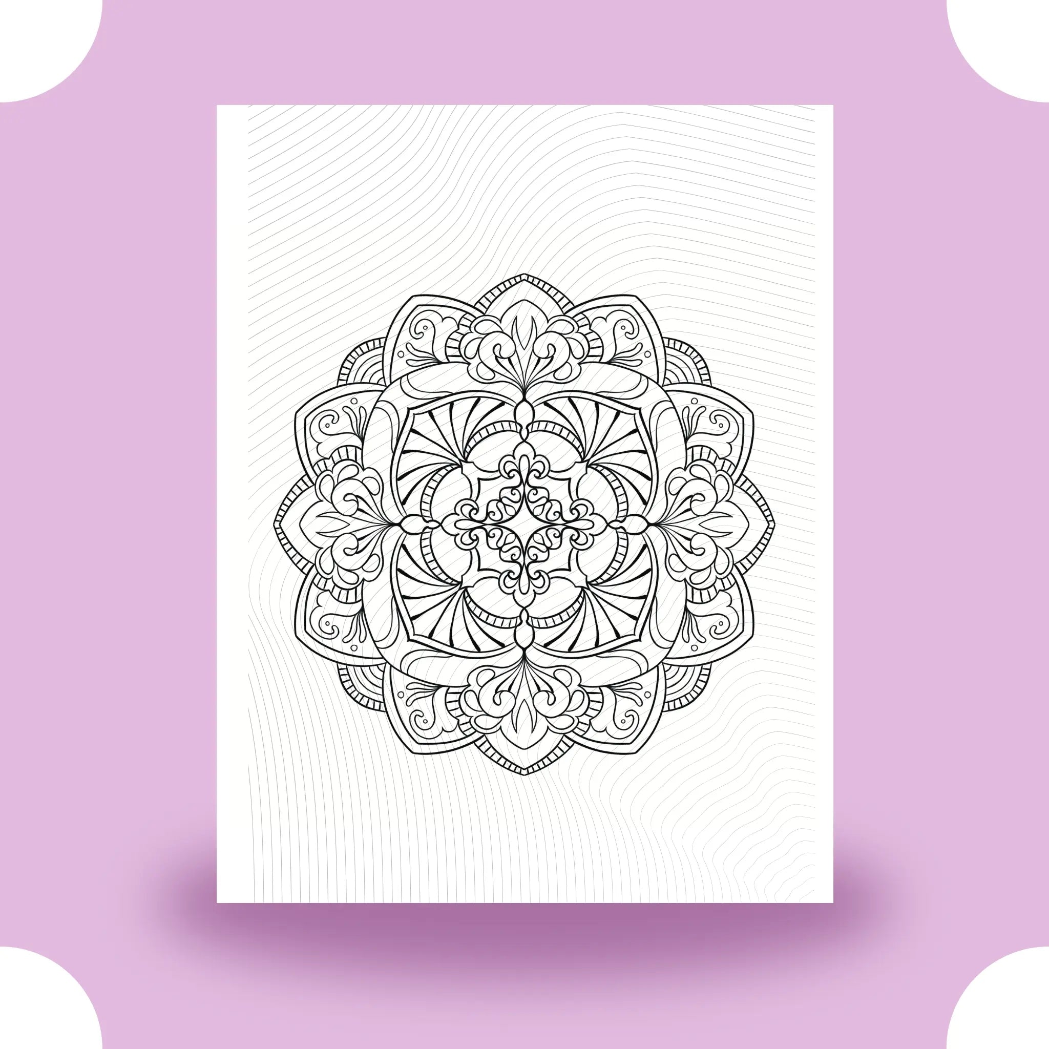 Summer Mandala Coloring Page Dorothy Gilbert