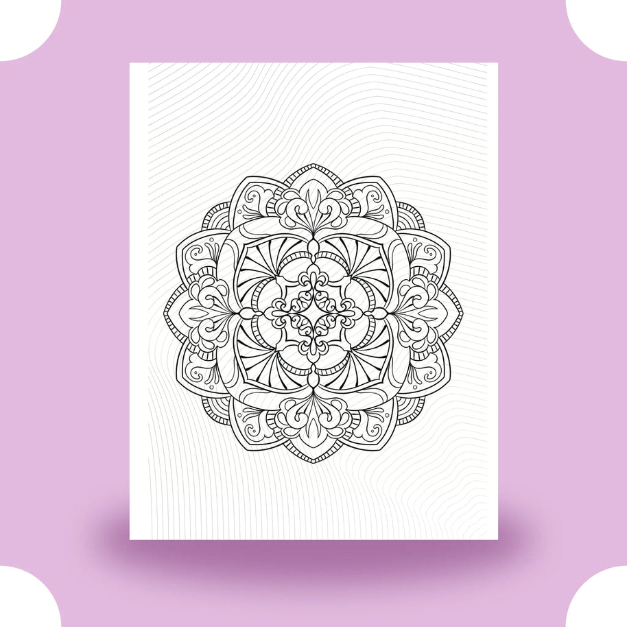 Summer Mandala Coloring Page Dorothy Gilbert