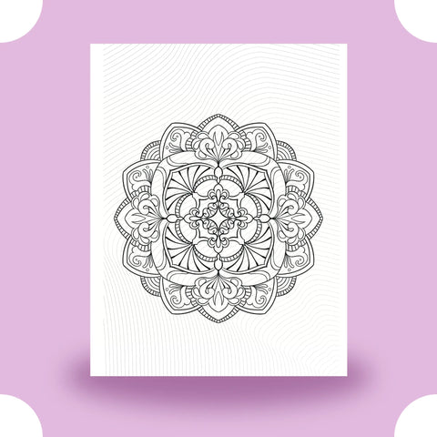 Summer Mandala Coloring Page Dorothy Gilbert