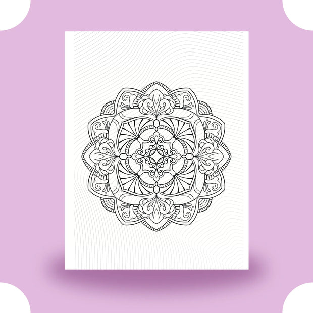 Summer Mandala Coloring Page Dorothy Gilbert