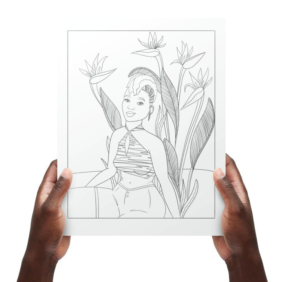 Black Girl Magic Coloring Book Vol. 2: Botanical Beauties Dorothy Gilbert