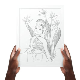 Black Girl Magic Coloring Book Vol. 2: Botanical Beauties Dorothy Gilbert