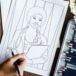 Black Girl Magic Coloring Book Vol. 3: Workin' It Dorothy Gilbert