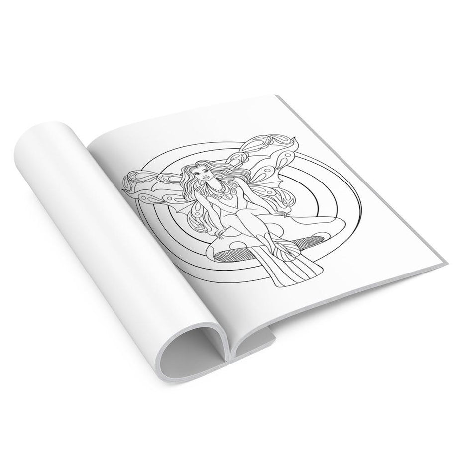 Fierce Fantasy Coloring Book Vol. 1: Fabulous Fairies Dorothy Gilbert