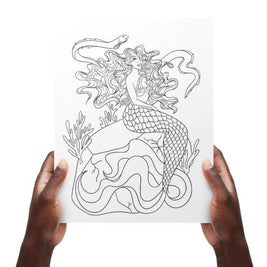 Fierce Fantasy Coloring Book Vol. 2: Melanin Mermaids Dorothy Gilbert
