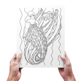 Fierce Fantasy Coloring Book Vol. 2: Melanin Mermaids Dorothy Gilbert