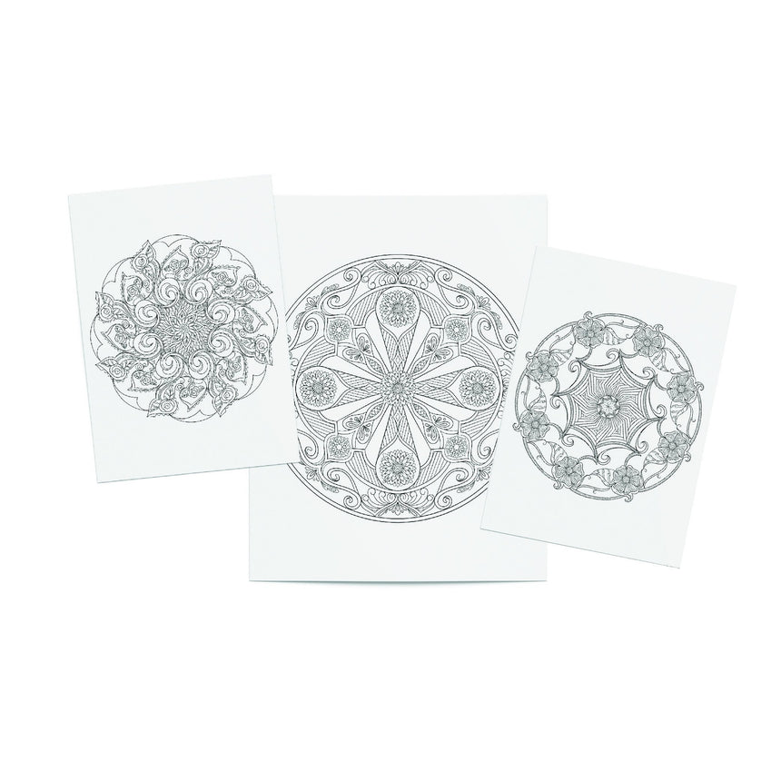 Floral Mandala Printable Coloring Pack (PDF) Dorothy Gilbert